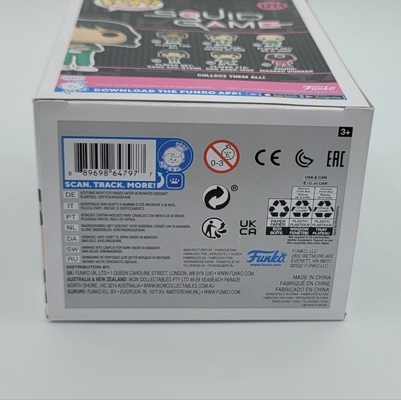 Funko Pop Squid Game 1224 Player 067: Kang Sae-Byeok NEW #1302 - Picture 6 of 7